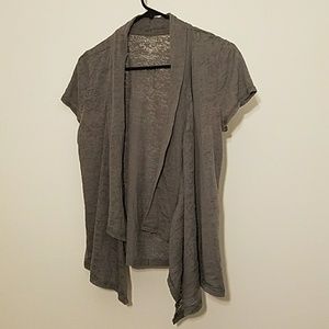 Short sleeve flowy cardigan
